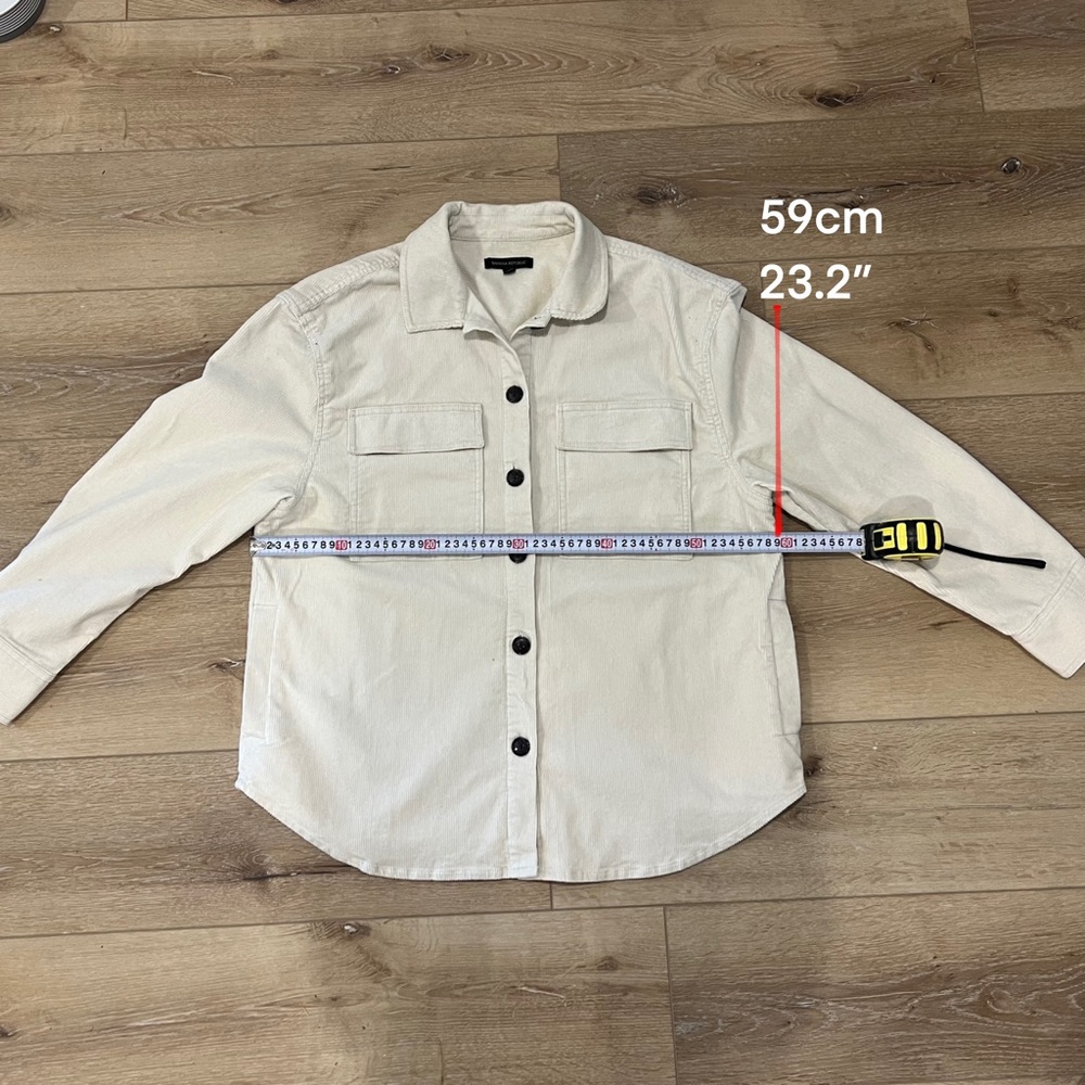 Oversized Corduroy Shacket Banana Republic factory shirt jacket / shasket